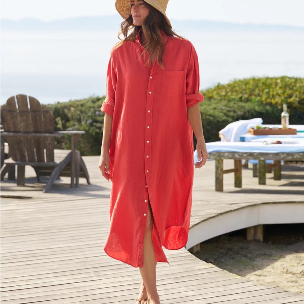 Frank & Eileen linen shirt dress